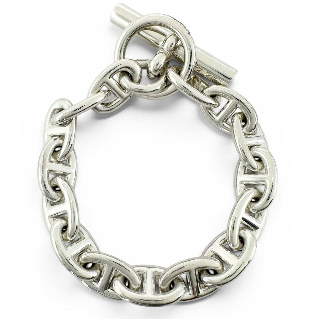 Hermes Chaine D'ancre PM 15 Links Bracelet Silver — view 2