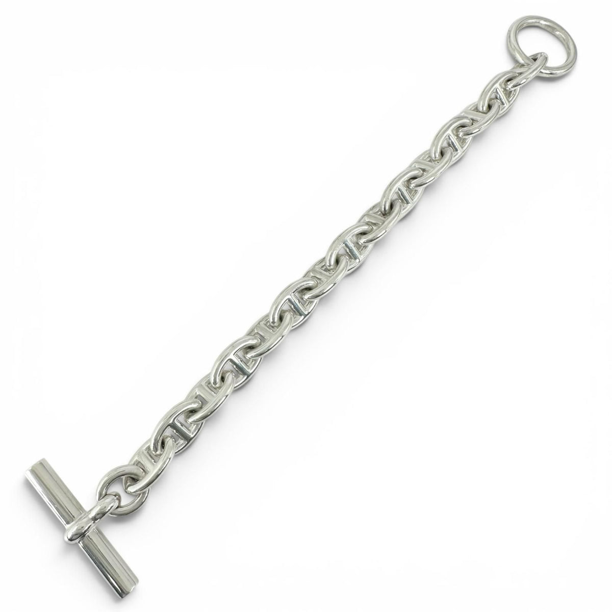 Hermes Chaine D'ancre PM 15 Links Bracelet Silver — view 4