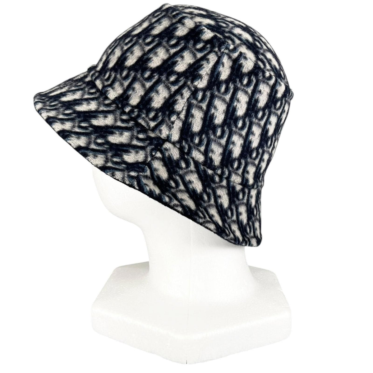 Dior Oblique Reversible Hat Navy 57 — view 4