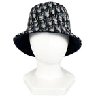 Dior Oblique Reversible Hat Navy 57 — view 3