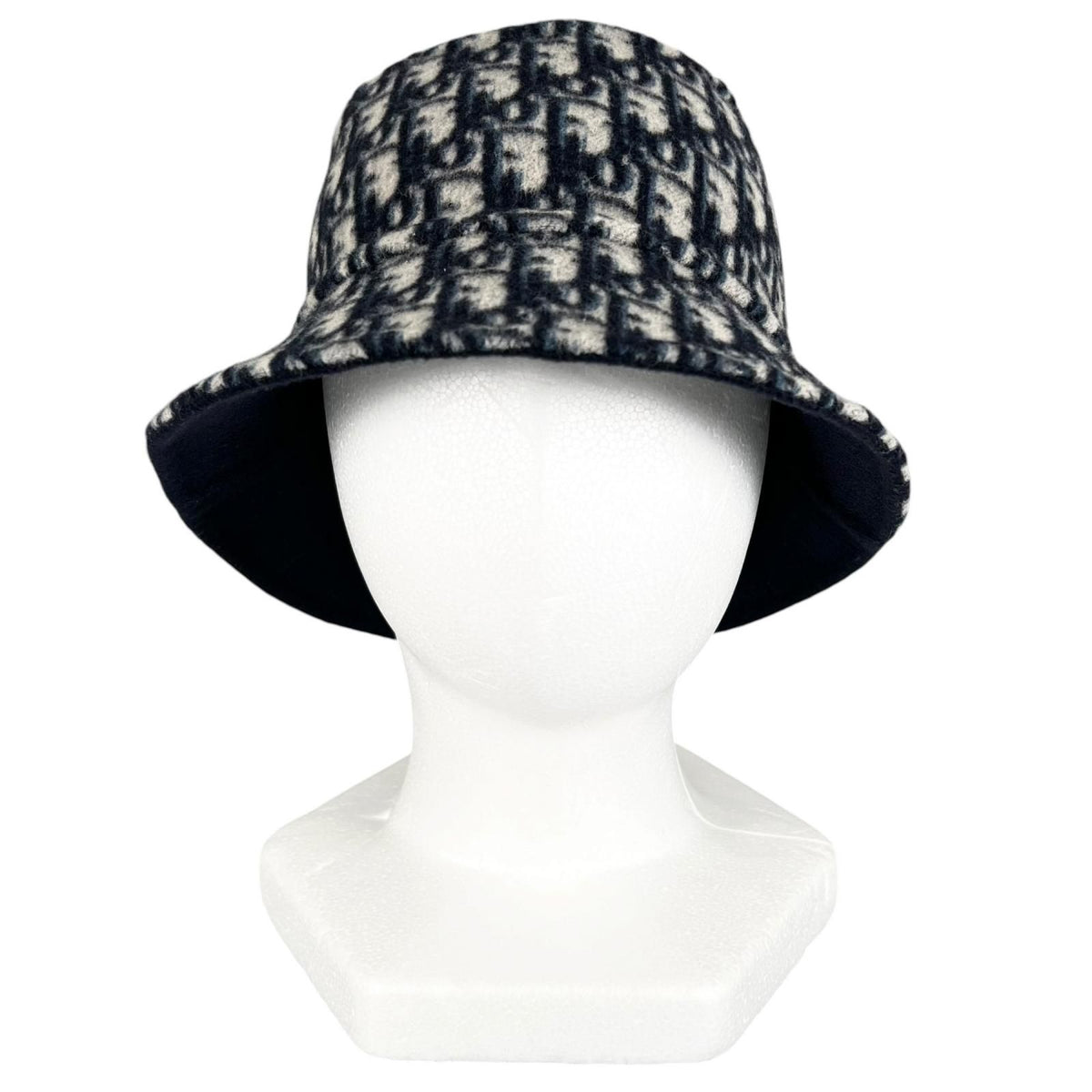Dior Oblique Reversible Hat Navy 57 — view 3