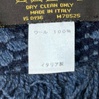 Louis Vuitton Echarpe Monogram Classic Wool 100% Scarf Blue Marine — view 7