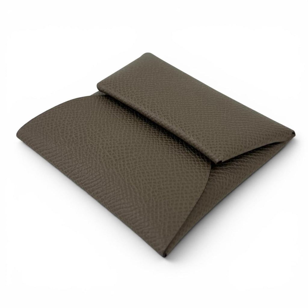 Hermes Bastia Veau Epsom Etoupe Coin Purse — view 4