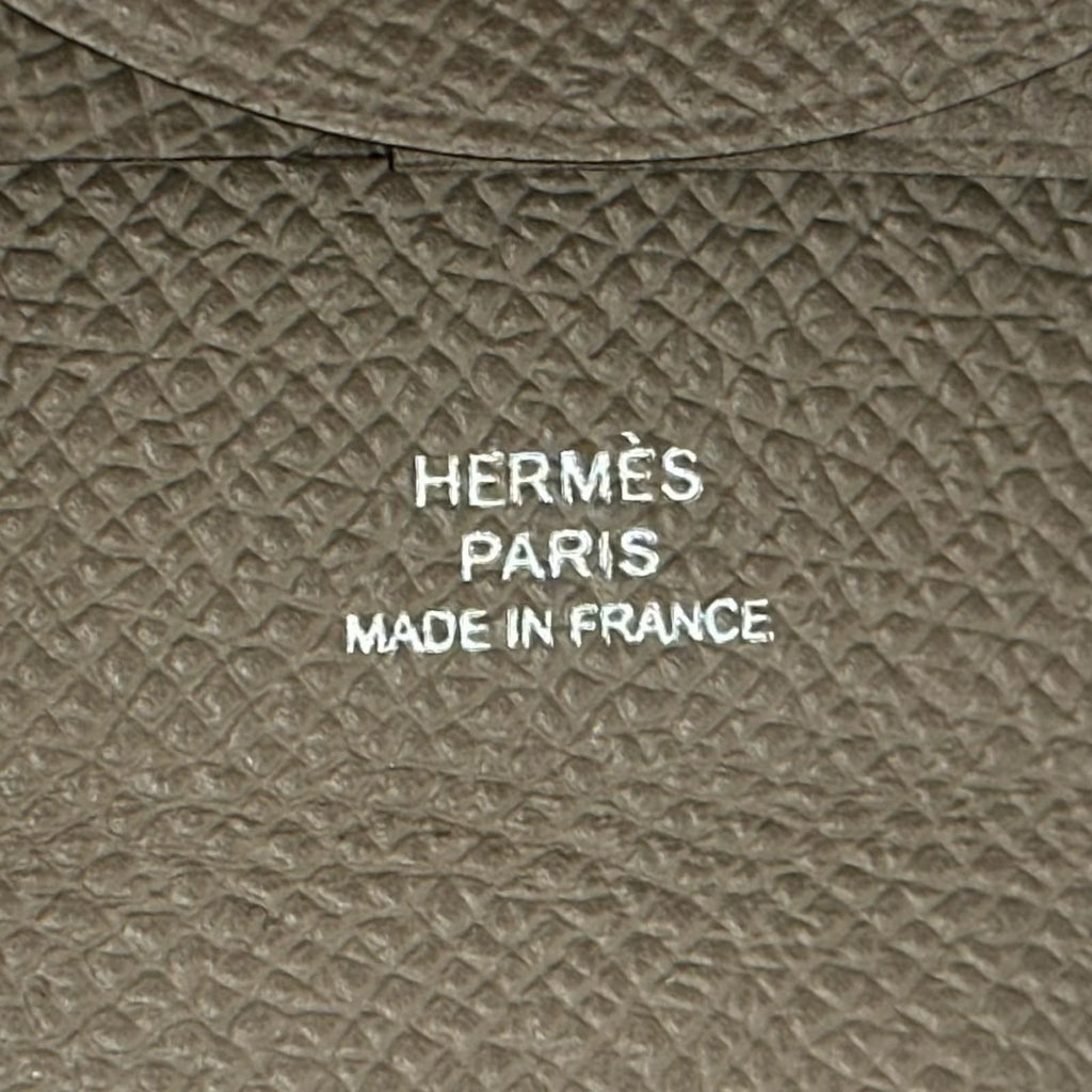 Hermes Bastia Veau Epsom Etoupe Coin Purse — view 7