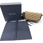 Dior Homme Messenger Bag with Flap Mini Leather Oblique — view 2