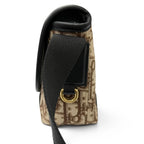 Dior Homme Messenger Bag with Flap Mini Leather Oblique — view 5