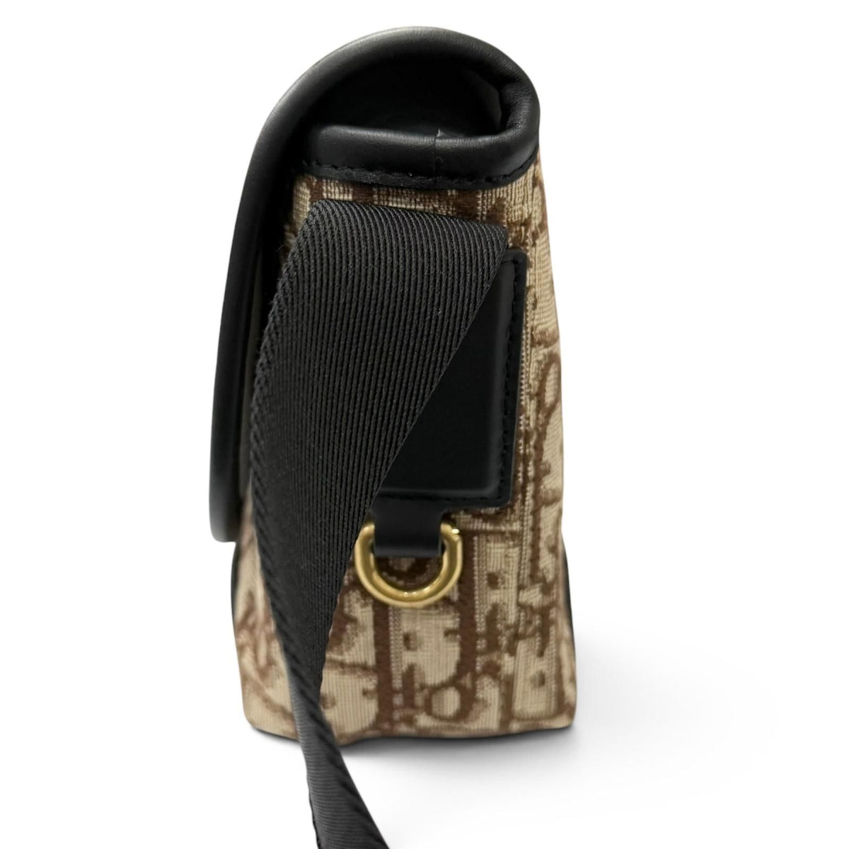 Dior Homme Messenger Bag with Flap Mini Leather Oblique — view 5