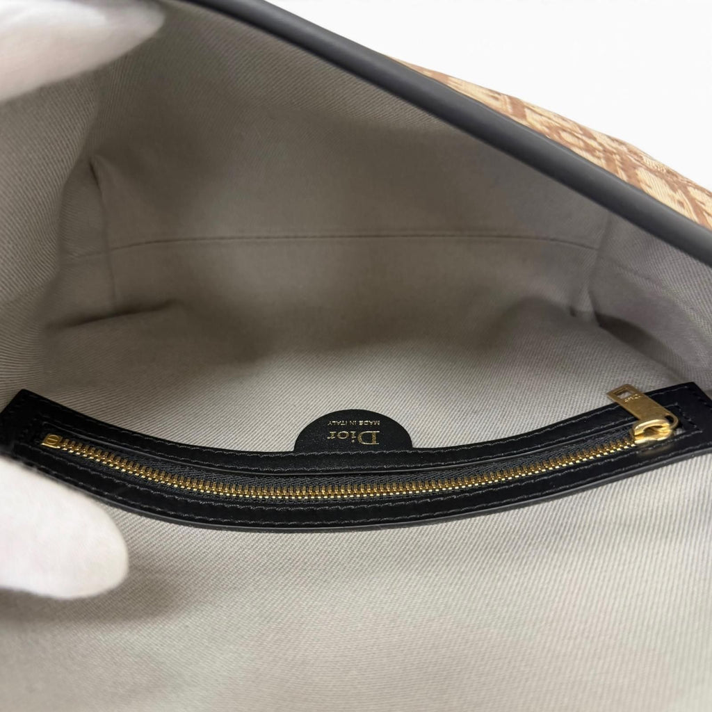 Dior Homme Messenger Bag with Flap Mini Leather Oblique — view 7