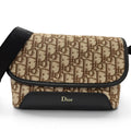 Dior Homme Messenger Bag with Flap Mini Leather Oblique