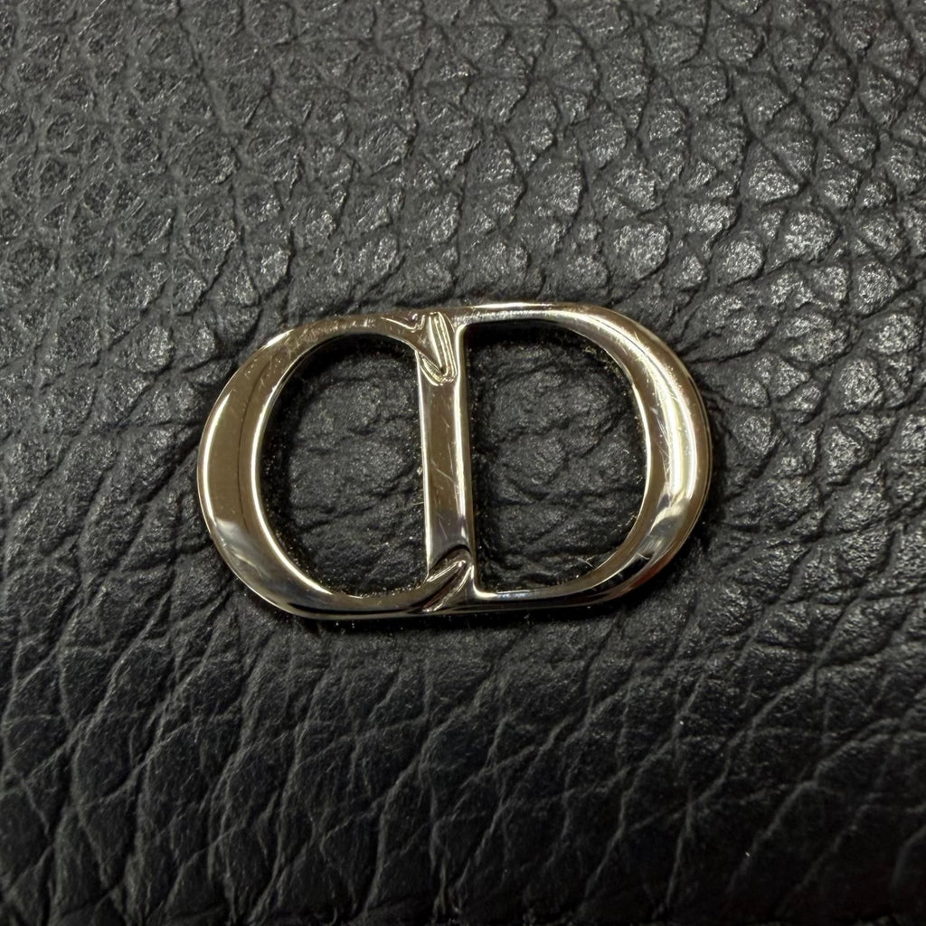 Dior Homme Leather CD Logo Wallet Bifold Black — view 6