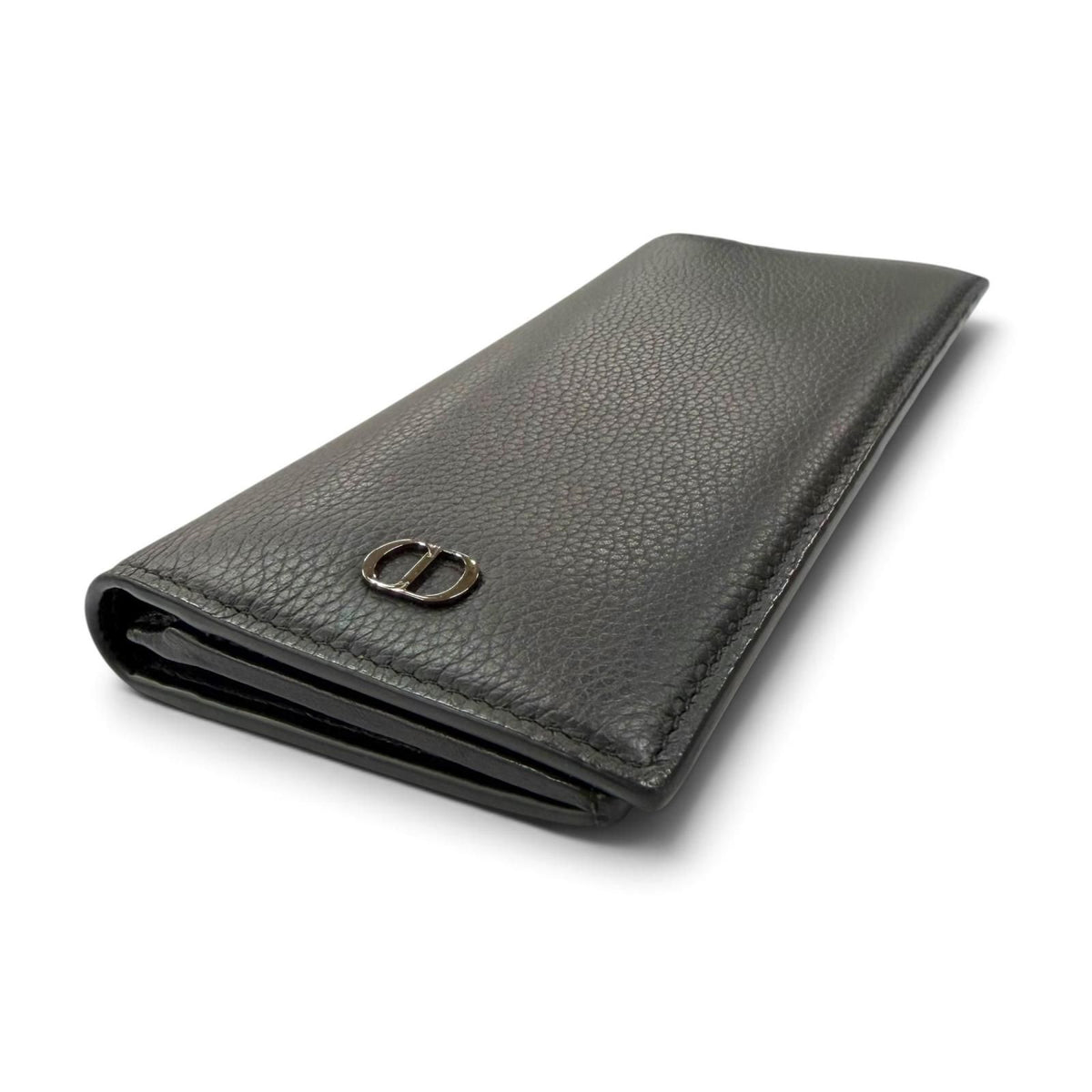 Dior Homme Leather CD Logo Wallet Bifold Black — view 3
