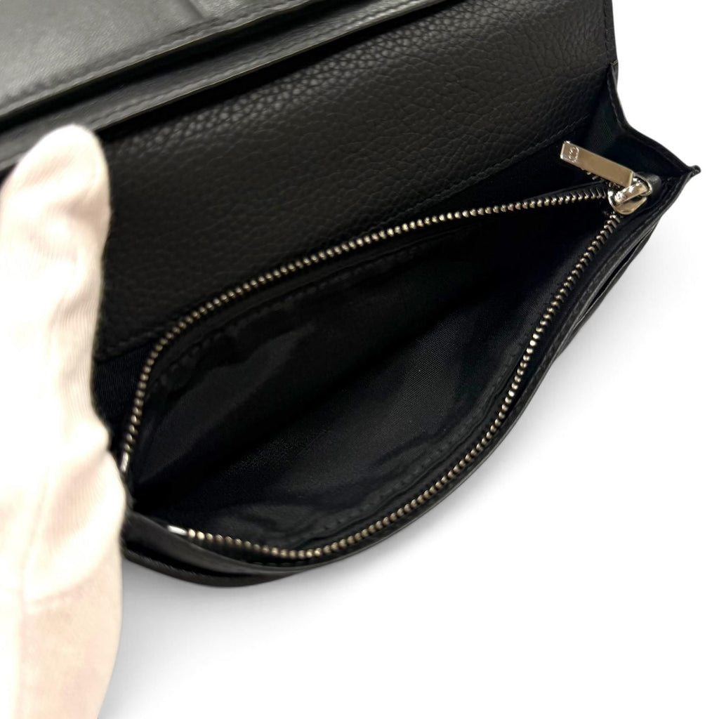 Dior Homme Leather CD Logo Wallet Bifold Black — view 5
