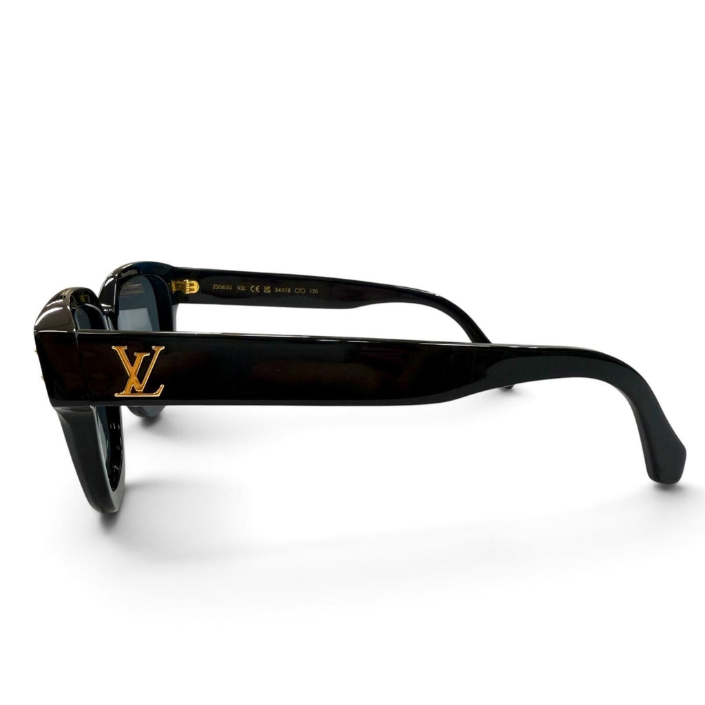 Louis Vuitton LV Confidence Square Ensemble Sunglasses Black Demo Lens — view 4