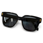 Louis Vuitton LV Confidence Square Ensemble Sunglasses Black Demo Lens
