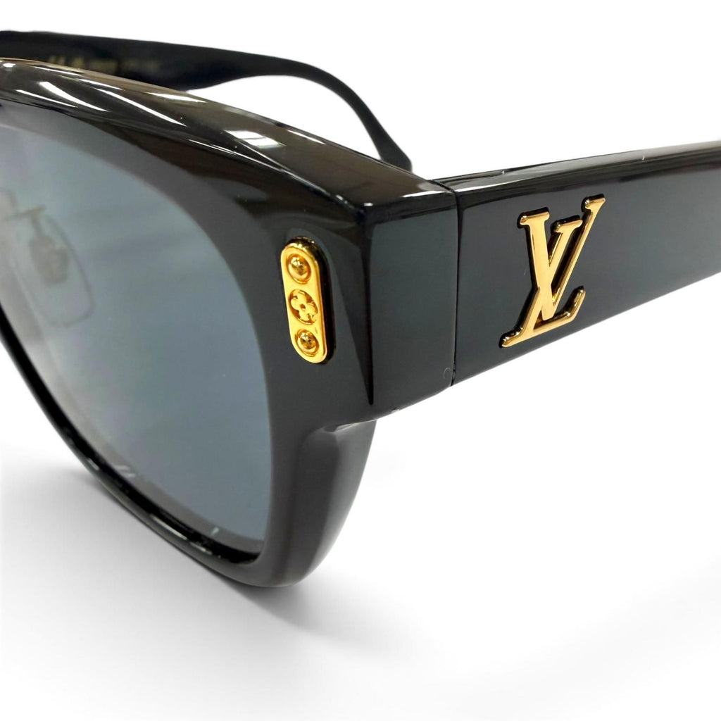 Louis Vuitton LV Confidence Square Ensemble Sunglasses Black Demo Lens — view 7