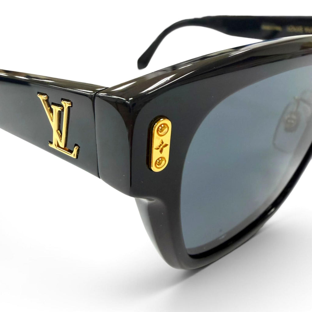 Louis Vuitton LV Confidence Square Ensemble Sunglasses Black Demo Lens — view 8