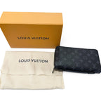 Louis Vuitton Zippy XL Monogram Eclipse Canvas Round Zip Organizer Wallet — view 2