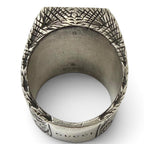 Gucci Arabesque Alphabet Letter Ring Silver — view 3