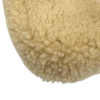 Saint Laurent Paris le 5 7 Shearling Suede Leather Mini Hobo Fleece — view 7
