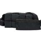 Bottega Veneta Nylon Intrecciato Padded Tech Cassette Shoulder Bag