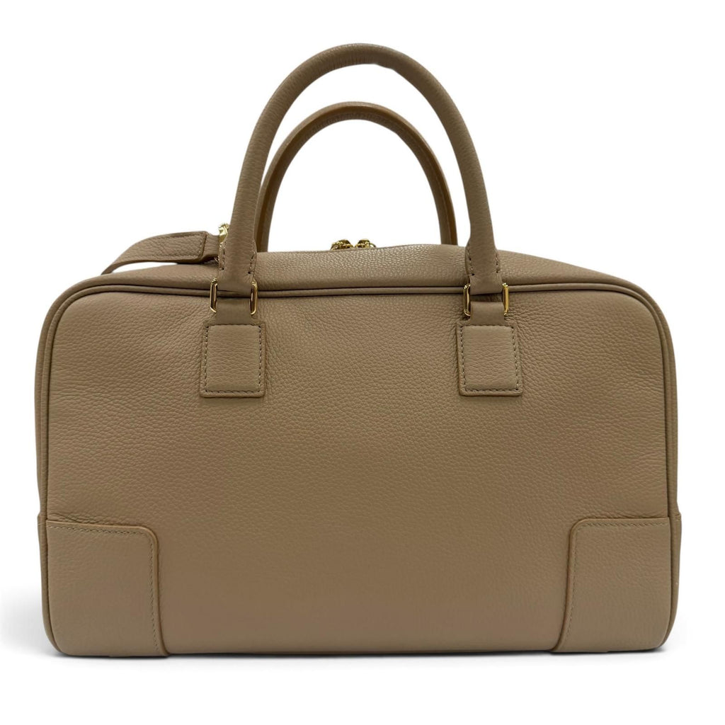 Loewe Amazona 28 Anagram Stamp Soft Grain Calfskin 2-Way Shoulder Bag Beige — view 4
