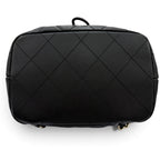 Chanel Quilted CC Logo Two Pocket Calfskin Backpack Black Gold — view 6