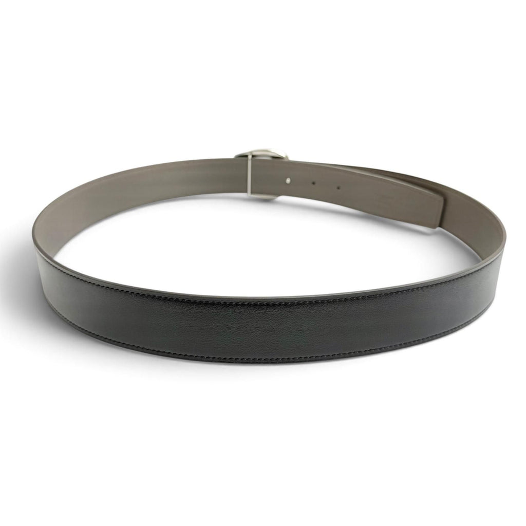 Hermes Rack Veau Epsom Odyssey Silver Reversible Belt — view 5