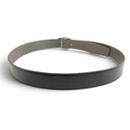 Hermes Rack Veau Epsom Odyssey Silver Reversible Belt — view 5