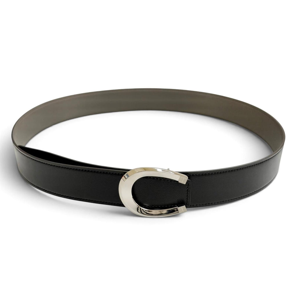 Hermes Rack Veau Epsom Odyssey Silver Reversible Belt
