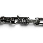 Louis Vuitton Collier Chain Monogram Necklace Silver — view 5