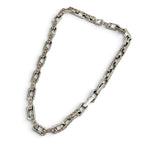Louis Vuitton Collier Chain Monogram Necklace Silver