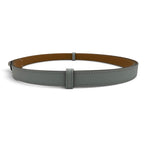 Hermes Kelly Belt Veau Epsom Blue Glacier Gold Silver — view 3
