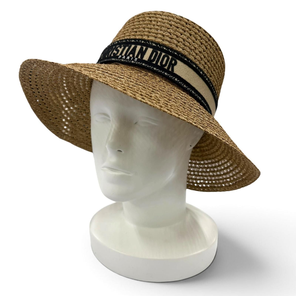 Dior D-bobby Wide Brim Hat Logo Embroidery 57