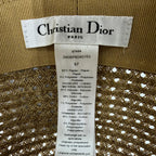 Dior D-bobby Wide Brim Hat Logo Embroidery 57 — view 7