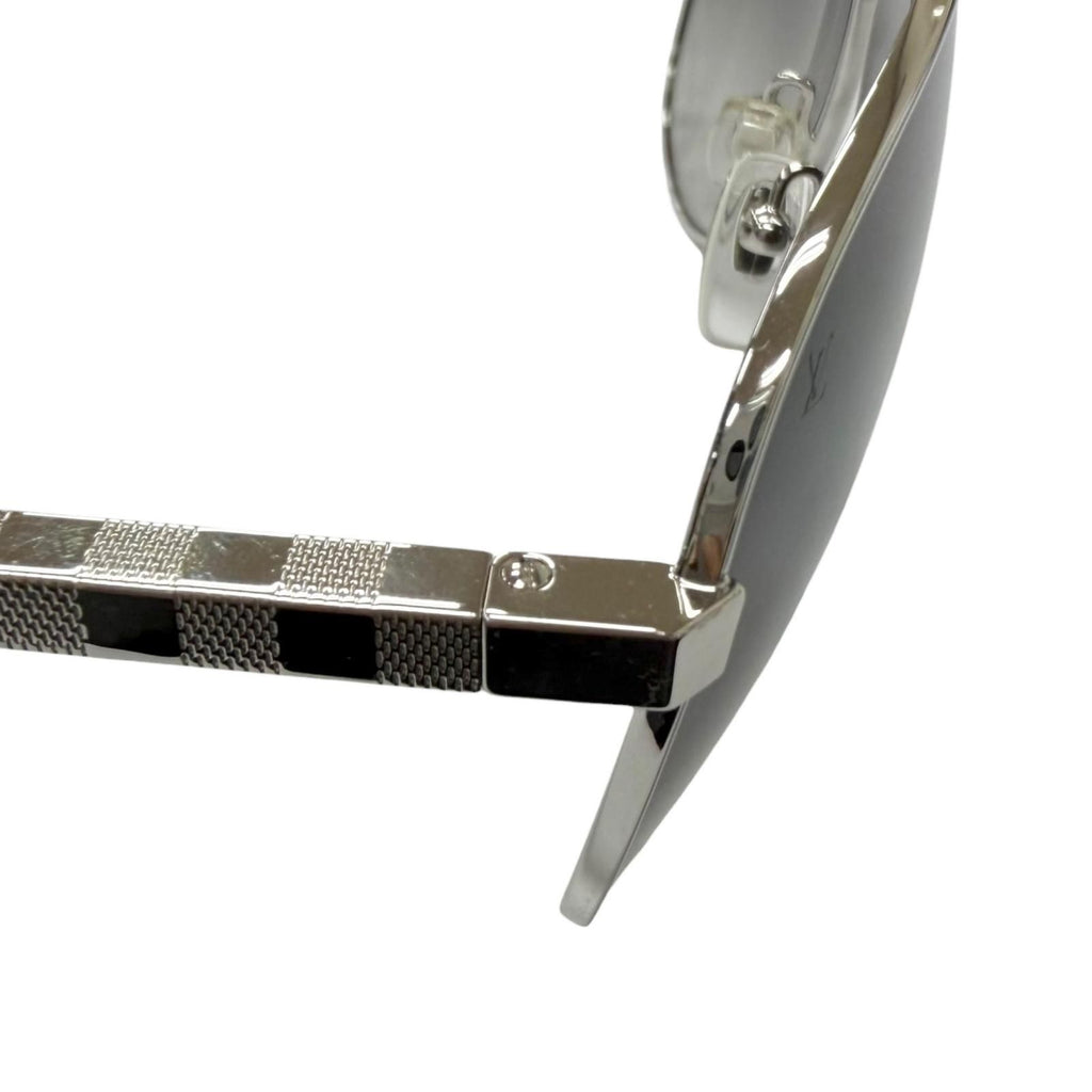 Louis Vuitton Attitude Pilot Damier Two Bridge Sunglasses Eyewear — view 8