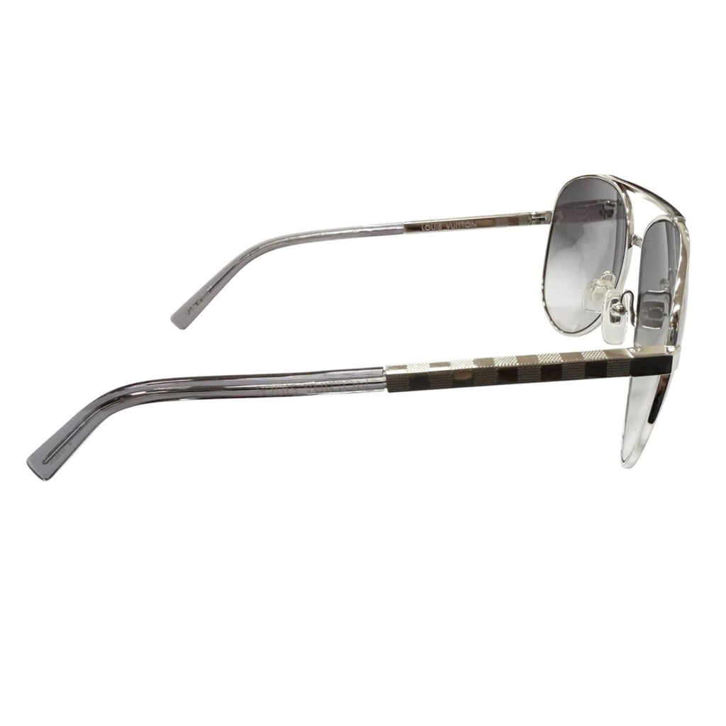 Louis Vuitton Attitude Pilot Damier Two Bridge Sunglasses Eyewear — view 5