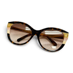 Louis Vuitton LV Petit Spucson Cat Eye Light Tortoise Shell Sunglasses 57 18