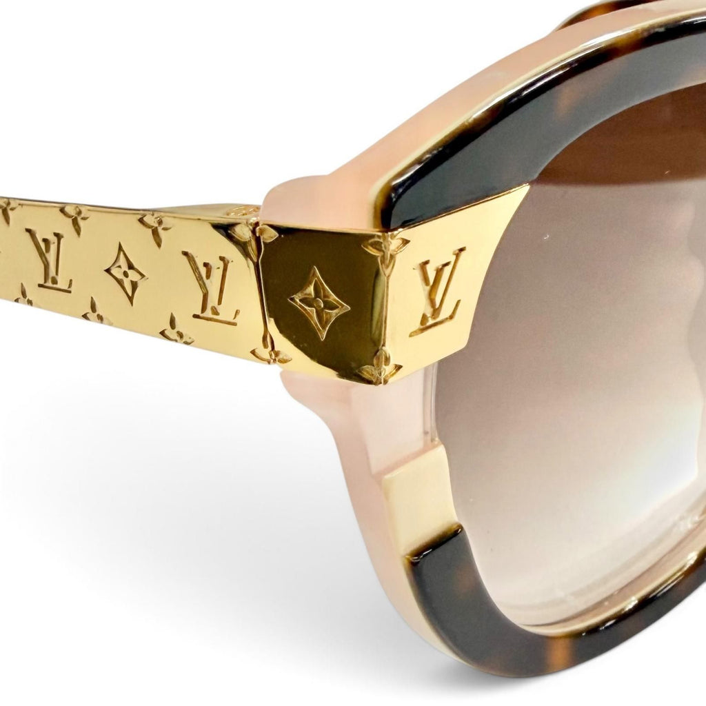 Louis Vuitton LV Petit Spucson Cat Eye Light Tortoise Shell Sunglasses 57 18 — view 7