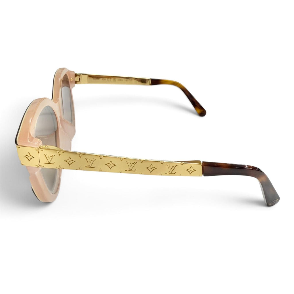Louis Vuitton LV Petit Spucson Cat Eye Light Tortoise Shell Sunglasses 57 18 — view 4