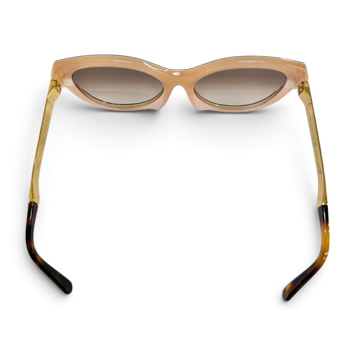 Louis Vuitton LV Petit Spucson Cat Eye Light Tortoise Shell Sunglasses 57 18 — view 6