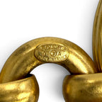 Chanel Vintage 97A CC Logo Key Holder Key Ring Gold — view 7