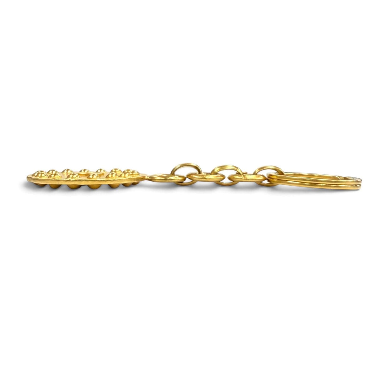Chanel Vintage 97A CC Logo Key Holder Key Ring Gold — view 5