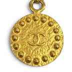 Chanel Vintage 97A CC Logo Key Holder Key Ring Gold — view 3