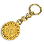 Chanel Vintage 97A CC Logo Key Holder Key Ring Gold — view 4