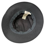 Celine Logo Print Cotton Gabardine Bucket Hat Black — view 5