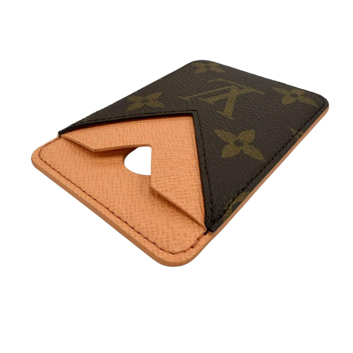 Louis Vuitton Card Case Magnet Monogram Canvas Orange — view 5