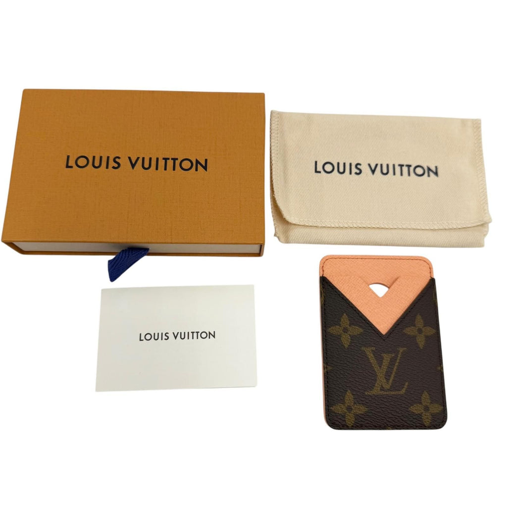 Louis Vuitton Card Case Magnet Monogram Canvas Orange — view 2