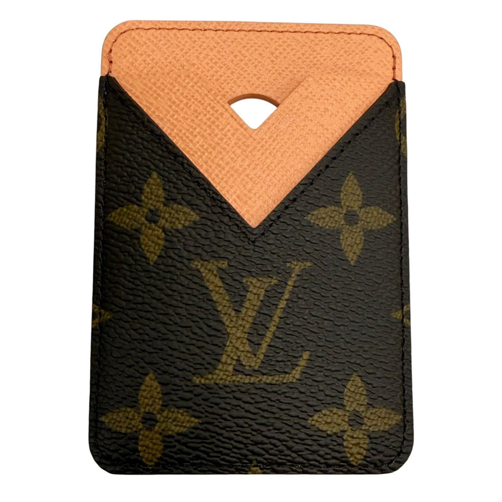 Louis Vuitton Card Case Magnet Monogram Canvas Orange