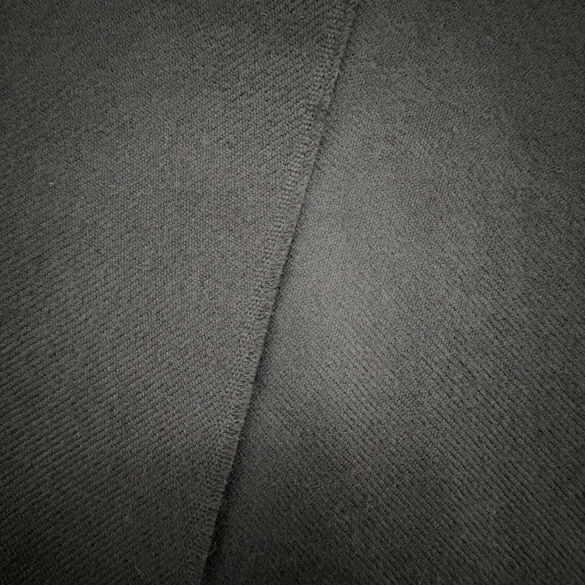 Dior Wool 100% Logo Scarf with Fringe Black Gray — view 4