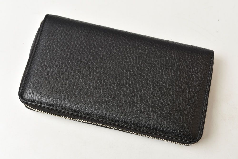 Gucci Wallet Soho Zip Around Leather Black Silver — view 3